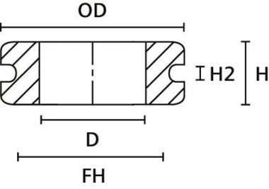 Hellermann HV1608-PVC-FR-GY(250) 