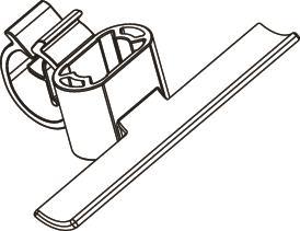 Hellermann WIC1-D-PA66-YE(1000) Clip 