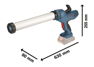 Bosch Akku-Kartuschenpresse GCG 18V-600 