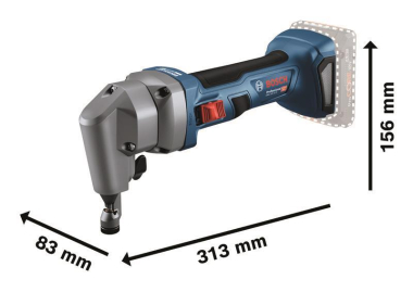 Bosch Akku-Nager GNA 18V-16 E 