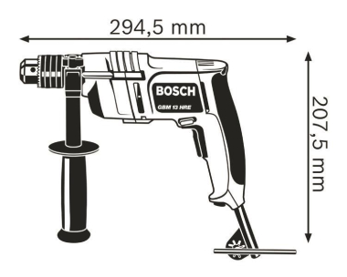 Bosch Bohrmaschine 550W 2,1kg  GBM13-HRE 