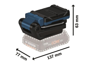 Bosch Akku Leuchte GLI 18V-800 