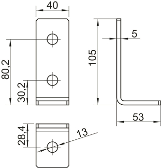 OBO GMS 3 VW 90 A2 Verbindungswinkel 90° 