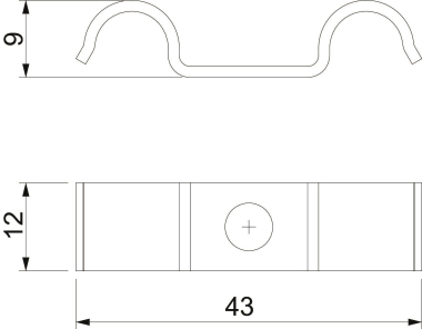 OBO 1015 D 8 G Befestigungsschelle f.2 