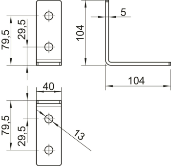 OBO GMS 4 VW 90 A2 Verbindungswinkel 90° 