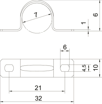 OBO 605 7 G Befestigungsschelle 