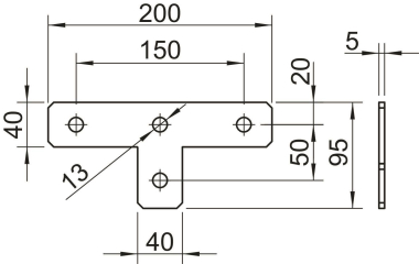 OBO GMS 4 VP T FT Verbindungsplatte 