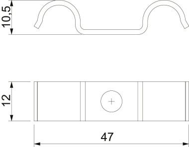 OBO 1015 D 10 G Befestigungsschelle f.2 