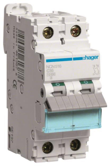 Hager Leitungsschutzschalter 1P+N NCN516 