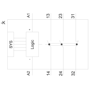 Siemens Koppelrelais 2S+1Ö 3RQ1000-2GB00 