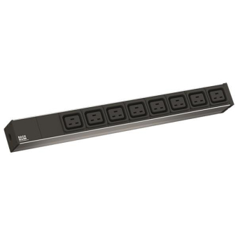 Bachmann 19" 1HE 8xC19 1xKlemme  333.815 