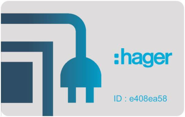 Hager Set 3 RFID Karten          XEVA410 