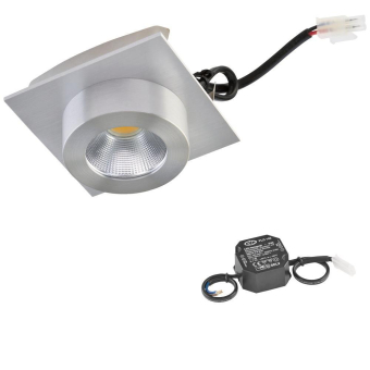 EVN P-LED Deckenleuchte-quad. PC25N61402 
