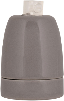 BAIL Porzellanfassung Grau, E27   140322 