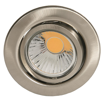 Nobile Downlight D 3830 nickel-gebürstet 