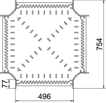 OBO RK 650 FS Kreuzung f.Kabelrinne 