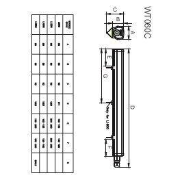 PHIL Ledinaire FR-Leuchte WT060C 1500mm 