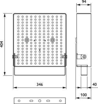 Philips Befestigungs-   ZBP333 MB WH SET 