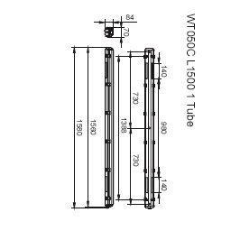 PHIL Feuchtraumleuchte IP65 Grau WT050C 