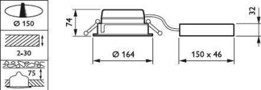 Philips     DN560B LED12S/830 POE-E C WH 