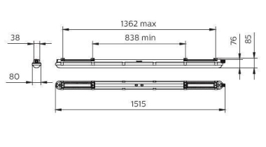 PHIL CoreLine FR-Leuchte IP65   36935899 