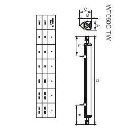 PHIL Ledinaire FR-Leuchte WT060C 1200mm 