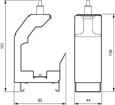 Philips Maxos Befestigung  LL500Z CDS WH 