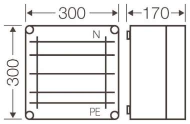 HENS Mi-Sammelschienengehäuse     MI6255 