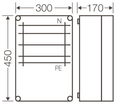 HENS Mi-Sammelschienengehäuse     MI6352 