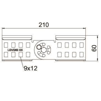 OBO LGVG 60 FS Gelenkverbinder 