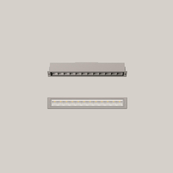BEGA E-Einbauleuchte silber     24306AK4 
