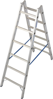 KRAU Sprossen-Doppelleiter (Alu)  124906 