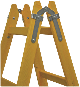 Krause Holz-Sprossen-Doppelleiter 2x10 