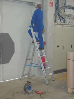 KRAUSE Stufen-Stehleiter Alu      124531 