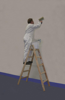 Krause Holz-Sprossen-Doppelleiter 2x5 