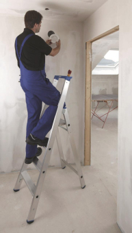 KRAU Stufen-Stehleiter Alu        124517 