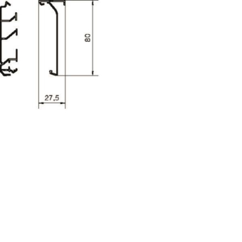 Hager Sockelleistenkanal-  SL20080229016 