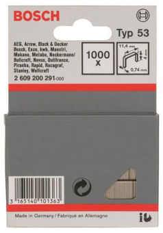Bosch Feindrahtklammer Typ 53 2609200291 