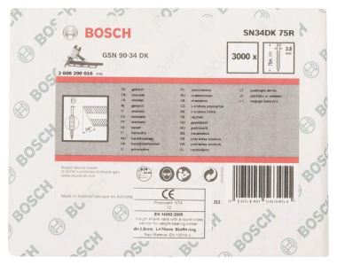 Bosch 2608200016 D-Kopf  D-KOPF NAGEL 34 