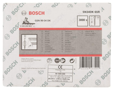 Bosch 2608200015 D-Kopf  D-KOPF NAGEL 34 