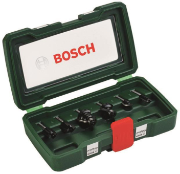 Bosch Fräser-Set-HM 6tlg      2607019462 