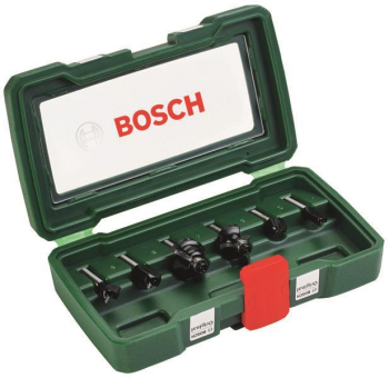 Bosch Fräser-Set-HM 6tlg D6mm 2607019464 