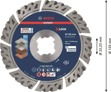 Bosch Diamant-Trennscheibe 125mm EXPERT 