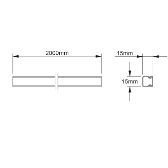 Kleinhuis Installationskanal   HKL1515.5 