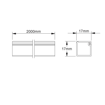Kleinhuis LCD-Minikanal         LCD101.6 