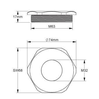 Kleinhuis Reduzierring M63     1893M6332 