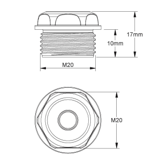 HKL Membrannippel M20               1485 