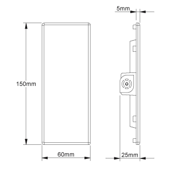 Kleinhuis Endstück 60X150      EG60150.8 