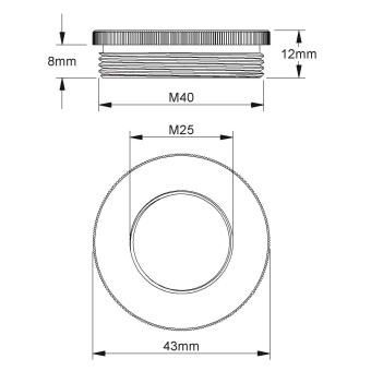 Kleinhuis Reduzierring Ms        44M4025 