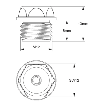 HKL Membrannippel M12               1485 